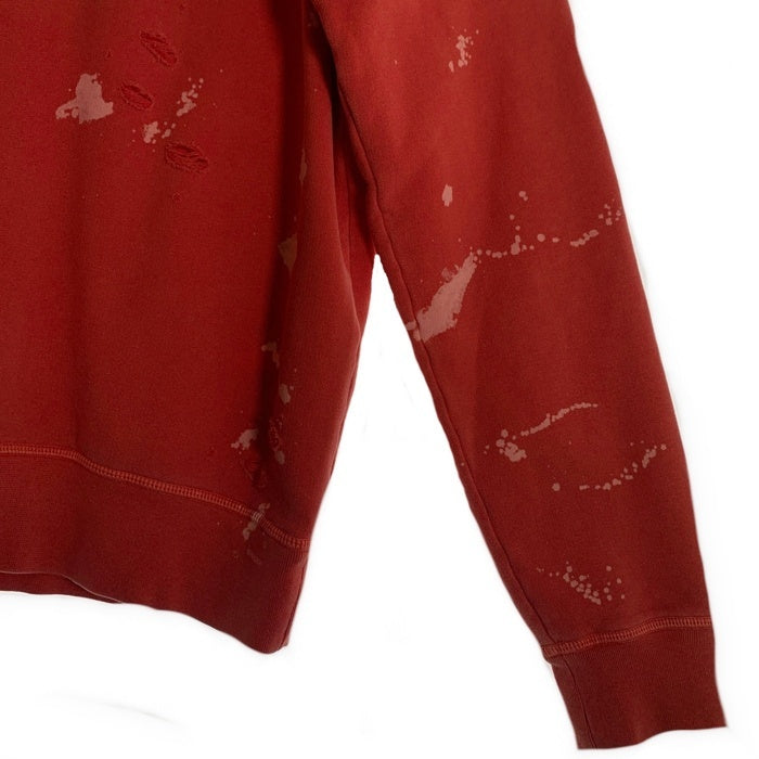 DSQUARED2 ディースクエアード ダメージ加工 クルーネック スウェット ピンク S74GU0677 Size M 福生店