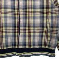 FUBU フブ チェック柄 ジップアップリブブルゾン ジャケット マルチ Size L 福生店