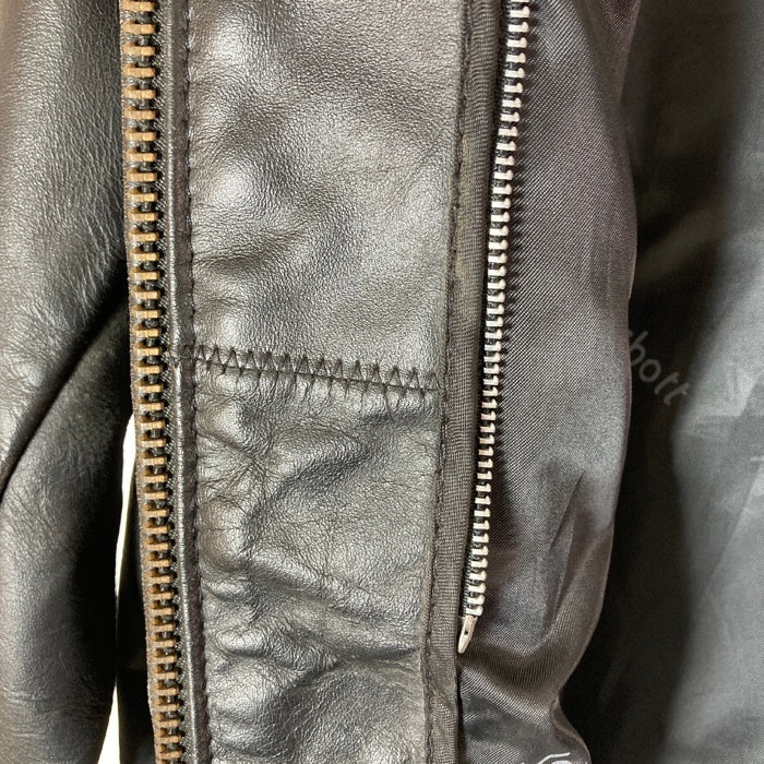 Schott ショット AT101 シングルライダースジャケット ブラック size40※ライナー欠品・裏地脇ダメージ有 瑞穂店
