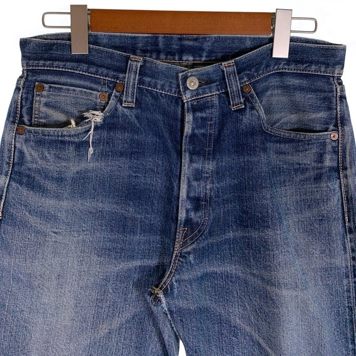 90's SUGAR CANE シュガーケーン ボタンフライ ボタン裏98 赤耳 セルビッチ デニムパンツ ライトブルー Size ウエスト約84cm 福生店