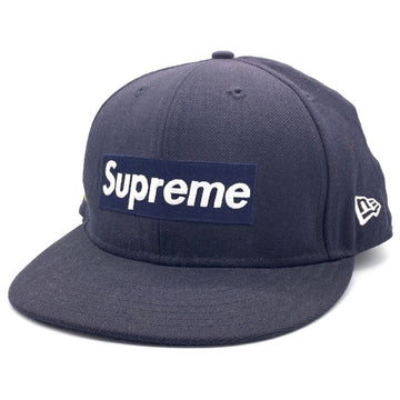 SUPREME シュプリーム 12SS New Era ニューエラ National Champion ボックスロゴ ベースボールキャップ ネイビー ウール Size 7 3/8 (58.7cm) 福生店