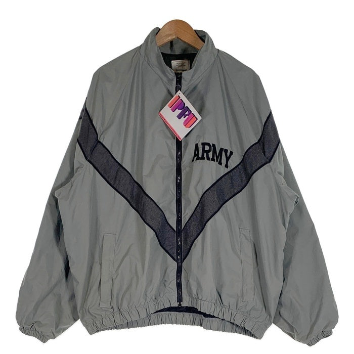 00's U.S.ARMY 米軍 DSCP IPFU JACKET ナイロン トレーニング ジャケット グレー 8415-01-465-4828 04年会計 Size XXL-S 福生店