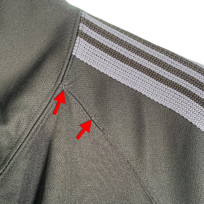Needles ニードルズ TRACK JACKET Poly Smooth トラックジャケット ポリスムース オリーブ グレー Size M 福生店
