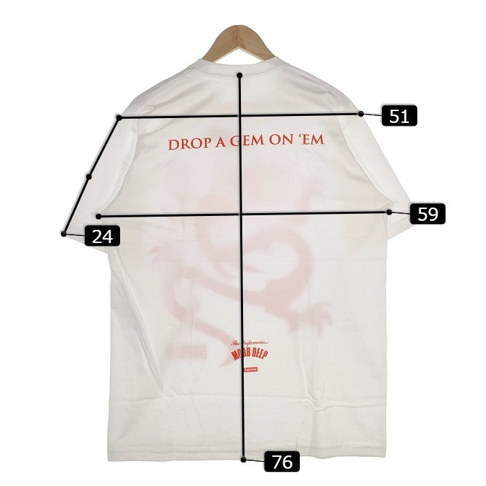 SUPREME シュプリーム 23SS Mobb Deep Dragon Tee モブ ディープ ドラゴン Tシャツ ホワイト Size L 福生店
