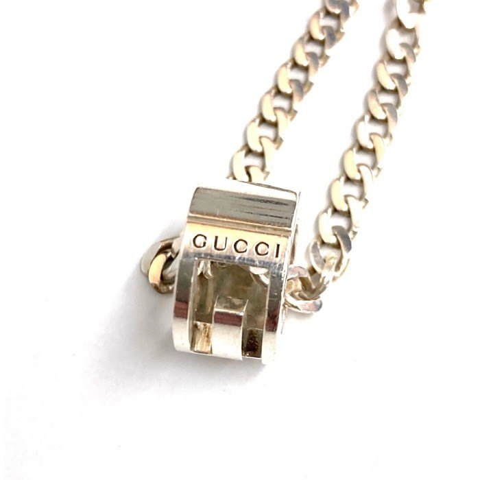 GUCCI グッチ ネックレス Gリング カットアウトG GG 925 チェーン シルバー 瑞穂店