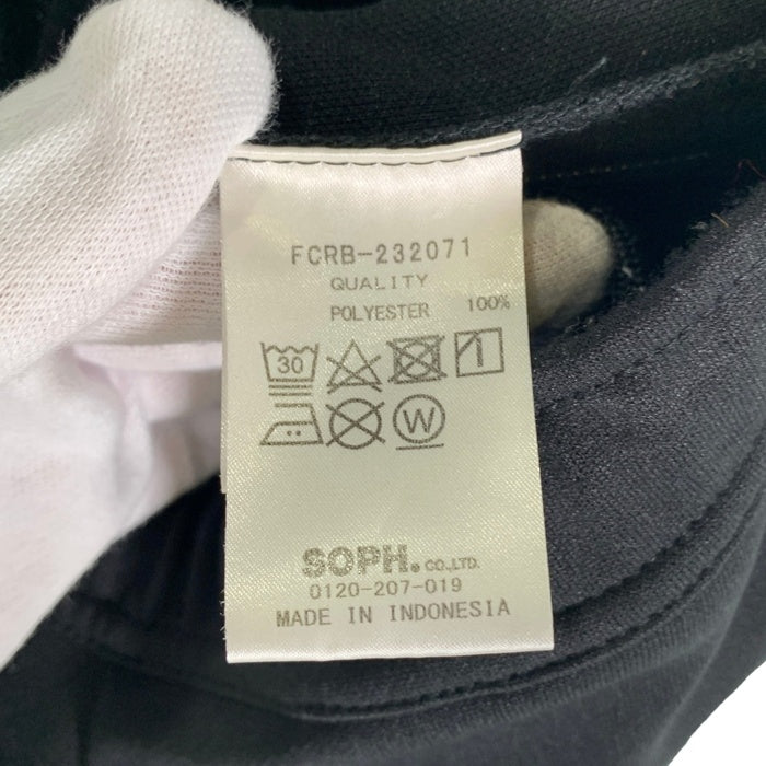 F.C.Real Bristol エフシー レアル ブリストル SOPH. ソフ  23AW TRAINING TRACK RIBBED PANTS トレーニング トラック リベット パンツ ブラック FCRB-232071 Size L 福生店