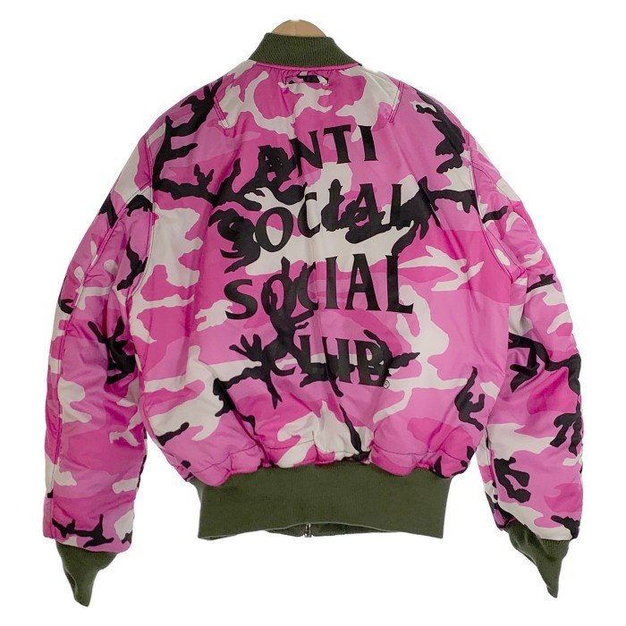 ANTI SOCIAL SOCIAL CLUB アンチソーシャルソーシャルクラブ 21AW ALPHA アルファ MA-1 フライトジャケット リバーシブル セージグリーン Size L 福生店
