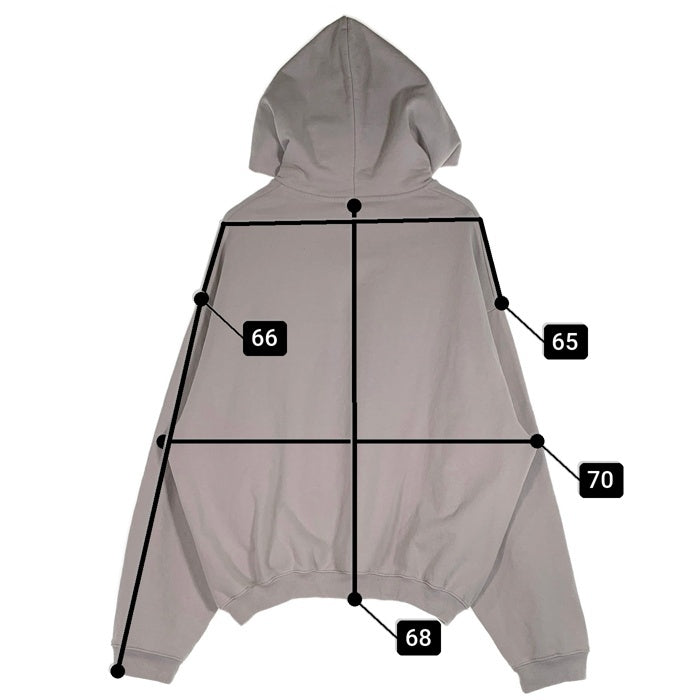 BRICKS&WOOD ブリックスアンドウッド 23AW Script Logo Hoodie スクリプトロゴ プルオーバー フーディー パーカー グレー Size XL 福生店