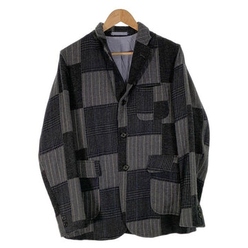 BEAMS+ ビームスプラス ウール ナイロン 3B テーラードジャケット グレー 19F-BP020 Size M 福生店