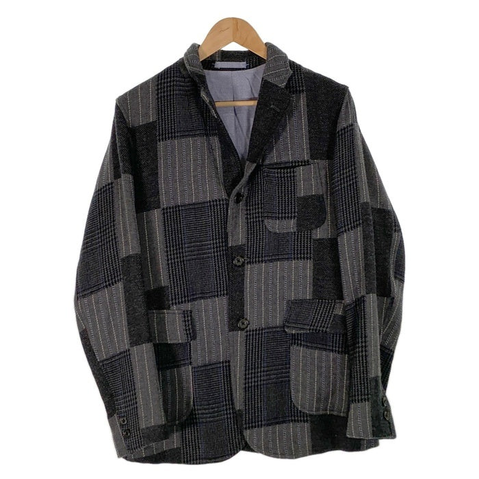 BEAMS+ ビームスプラス ウール ナイロン 3B テーラードジャケット グレー 19F-BP020 Size M 福生店