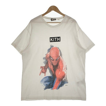 KITH キス 22SS MARVEL マーベル Spider Man Action Vintage Tee スパイダーマン プリントTシャツ ホワイト Size XL 福生店