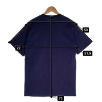 90's majestic マジェスティック Newyork Yankees ニューヨーク ヤンキース 半袖 チームロゴ プリント Tシャツ ネイビー USA製 Size L 福生店