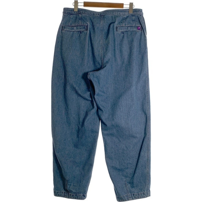 THE NORTH FACE PURPLE LABEL ノースフェイス パープル レーベル Denim Wide Tapered Field Pants デニムワイドテーパードフィールドパンツ ライトブルー NT5418N Size 36 福生店