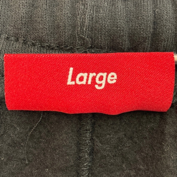 SUPREME シュプリーム 24AW Satin Applique Sweatpant サテンアップリケ スウェットパンツ ブラック sizeL 瑞穂店