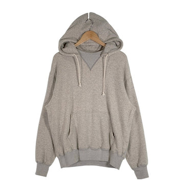 STANDARD CALIFORNIA スタンダードカリフォルニア SD Logo After Hood Sweat ダブルフェイス 後付けフード プルオーバースウェットパーカー グレー Size L 福生店