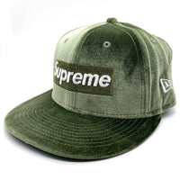 SUPREME シュプリーム 22AW New Era ニューエラ 59FIFTY Velour Box Logo ベロアボックスロゴ ベースボールキャップ グリーン Size 7 5/8 (60.6cm) 福生店