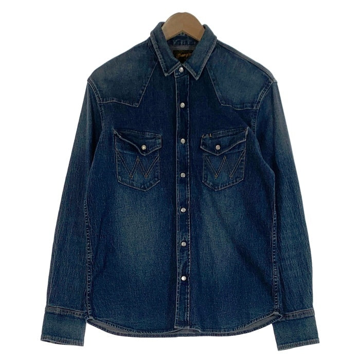 Wrangler ラングラー nano・universe ナノユニバース 別注 ウエスタン デニムシャツ ライトブルー S9102 Size L 福生店