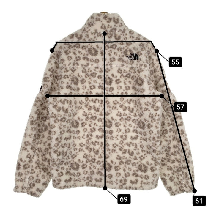 THE NORTH FACE WHITE LABEL ノースフェイス ホワイトレーベル NOBELTY RIMO FLEECE JACKET ノベルティリモフリースジャケット レオパード NJ4FN51J Size L (100) 福生店