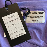 CAPTAINS HELM キャプテンズヘルム Under The Influence TEE 発砲プリント Tシャツ パープル CH22-SS-T13 Size M 福生店