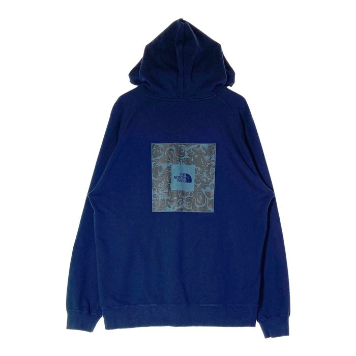 THE NORTH FACE ノースフェイス NT61965 RAGE Sweat Hoodie レイジ スウェット パーカー フーディ スクエアロゴ ネイビー sizeXL 瑞穂店