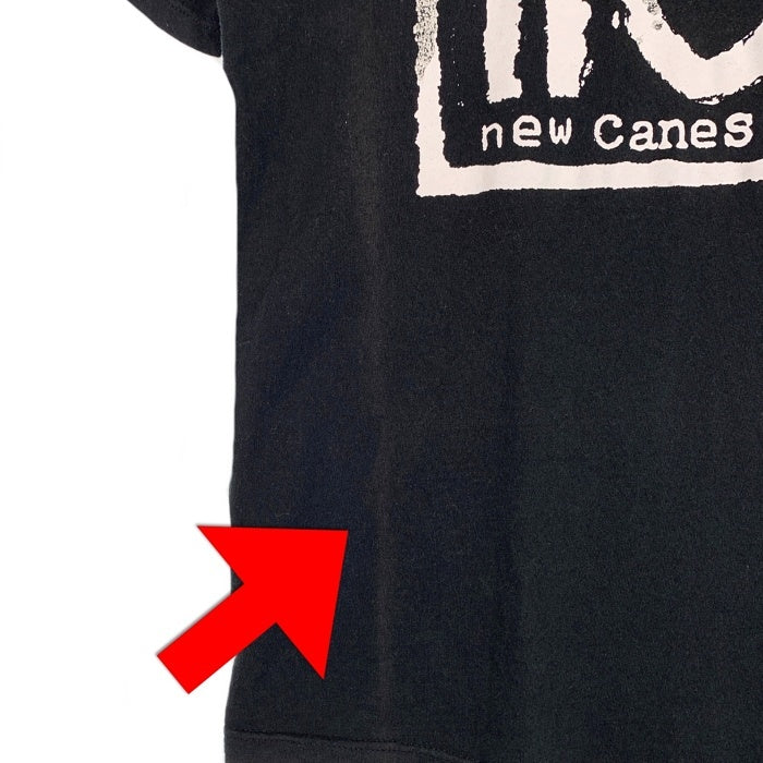 00's new canes order プリントTシャツ n.w.oパロディ ブラック Size L 福生店