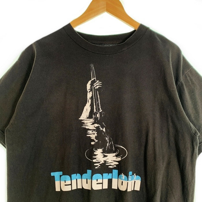 TENDERLOIN テンダーロイン ショットガン ロゴプリント 半袖 Tシャツ ブラック Size L 福生店