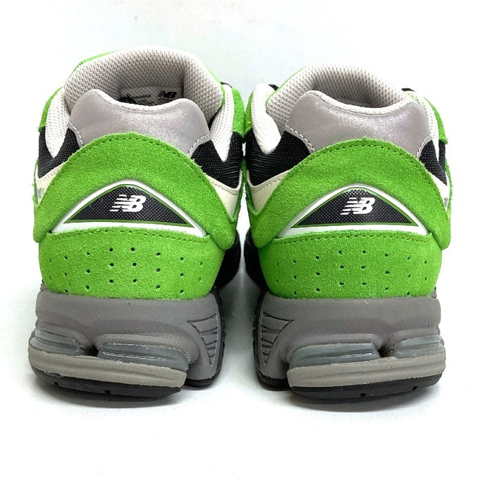 New Balance ニューバランス M2002RGZ ローカット スニーカー グリーン×ブラック size25cm 瑞穂店