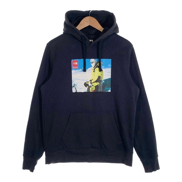 SUPREME シュプリーム 18AW THE NORTH FACE ノースフェイス Expedition Pullover エクスペディションプルオーバー スウェットパーカー ブラック フォト NT61801I Size S 福生店