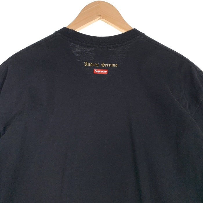 SUPREME シュプリーム 17AW Andres Serrano アンドレス・セラーノ Piss Christ Tee 半袖 プリントTシャツ ブラック Size XL 福生店