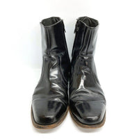 THE FLORSHIEM SHOES フローシャイム サイドジップ ブーツ ブラック エナメル Size 8D (26cm) 瑞穂店