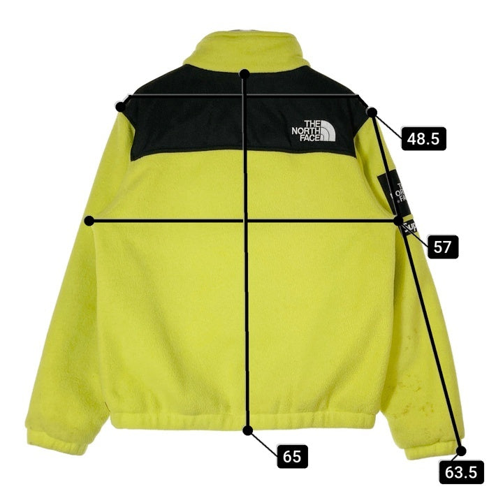 SUPREME シュプリーム×THE NORTH FACE ザ ノースフェイス NL71809I 18AW Expedition Fleece jacket エクスペディションフリースジャケット イエロー sizeS 瑞穂店