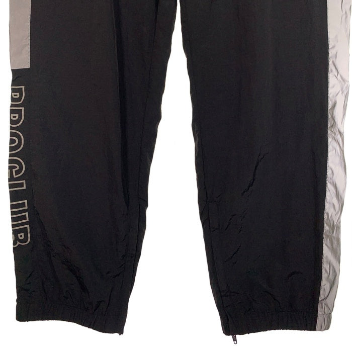 PRO CLUB プロクラブ FULL COURT WINDBREAKER PANTS ウィンドブレーカーパンツ トラック ブラック ナイロン リフレクター Size 2XL 福生店