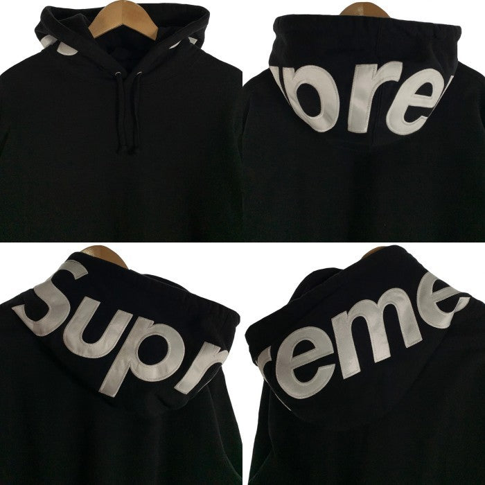 SUPREME シュプリーム 21AW Contrast Hooded Sweatshirt コントラストフーデッドスウェットシャツ パーカー ブラック Size M 福生店