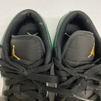 NIKE ナイキ AIR JORDAN 1 エアジョーダン1 RETRO LOW GS "GREEN TOE" 553560-371 ブラック グリーン size24cm 瑞穂店