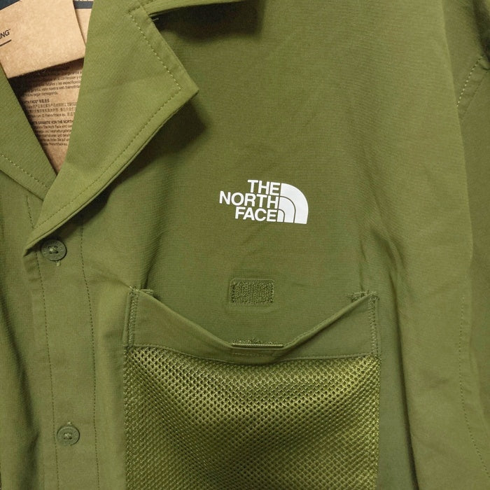 THE NORTH FACE ノースフェイス M FIRST TRAIL S/S SHIRT ファーストトレイル ショートスリーブシャツ オリーブ NF0A87QKPIB Size XXL 瑞穂店
