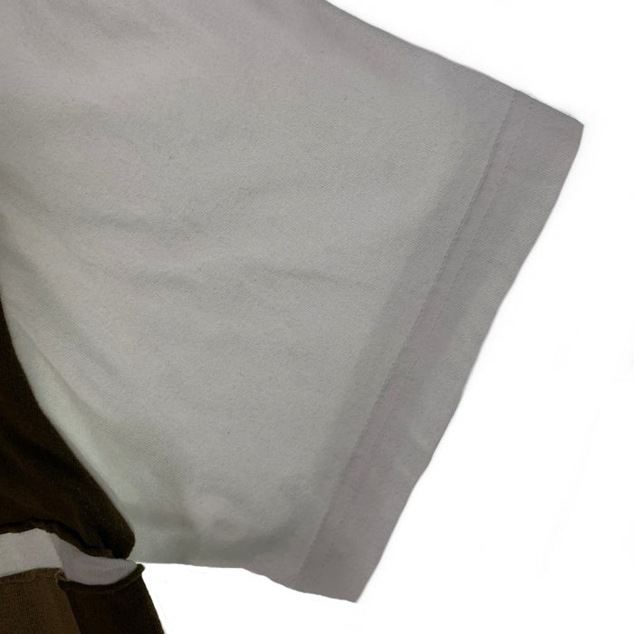 COMME des GARCONS HOMME DEUX コムデギャルソンオムドゥ パッチワーク コットンTシャツ ホワイト オリーブ DC-T015 AD2018 SIze M 福生店