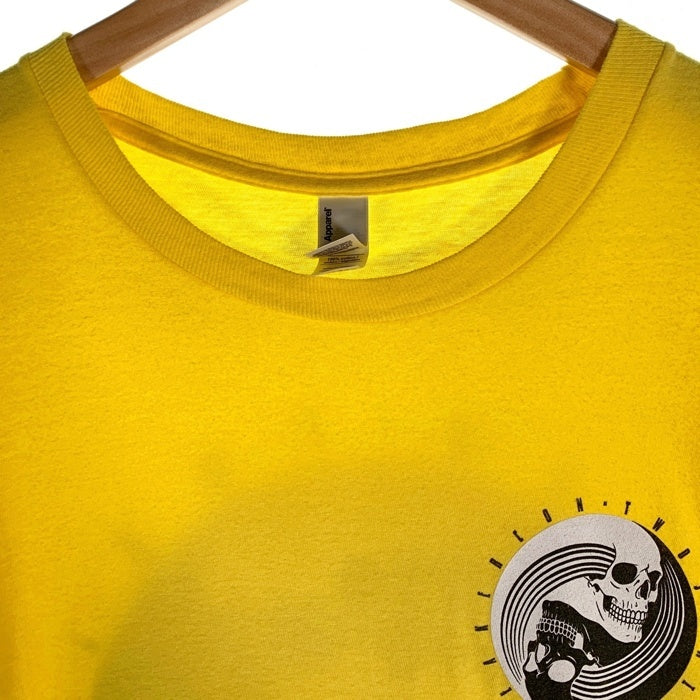 American Apparel アメリカンアパレル TWO JS KICKS SNEAKER CON Tシャツ イエロー Size M 福生店