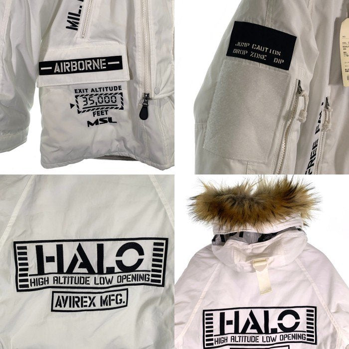 AVIREX アヴィレックス 19AW N-３B MODIFIED HALO フライトジャケット ホワイト 6192170 Size L 福生店