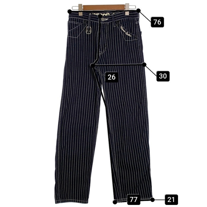 VANSON Leathers ヴァンソン レザース ストライプ デニム パンツ ブルー Size 31 福生店