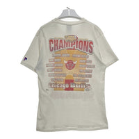 90's NBA FINALS 1998 シカゴ・ブルズ プリントTシャツ ホワイト PRO PLAYER USA製 Size M 瑞穂店