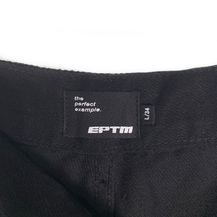 EPTM エピトミ DOUBLE KNEE TWILL SHORTS ダブルニーツイルショートパンツ ブラック 11475 Size L/34 福生店