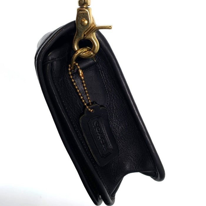 COACH コーチ オールレザー ショルダーバッグ ブラック オールド 460-5953 福生店