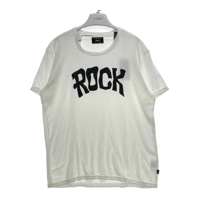 glamb グラム ROCK CS プリント パイル地 Tシャツ ホワイト GB17SP/CS13 Size 4 瑞穂店