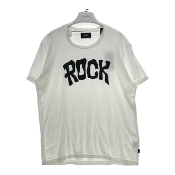 glamb グラム ROCK CS プリント パイル地 Tシャツ ホワイト GB17SP/CS13 Size 4 瑞穂店