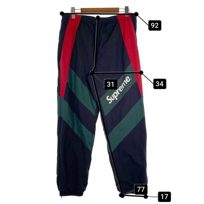 SUPREME シュプリーム 20SS Paneled Track Pant パネル トラックパンツ ナイロン ブラック レッド グリーン Size XL 福生店