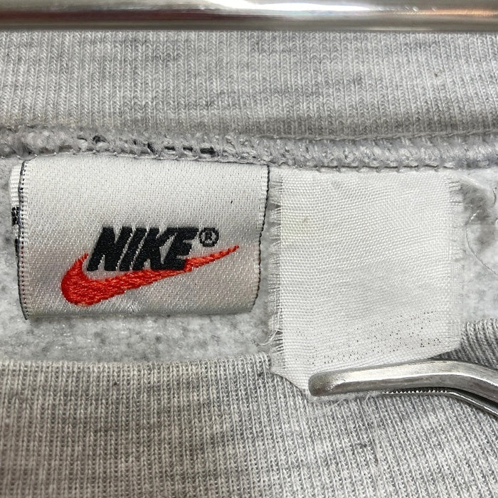 00's NIKE ナイキ クルーネックスウェットトレーナー グレー Size M-L 相当 瑞穂店
