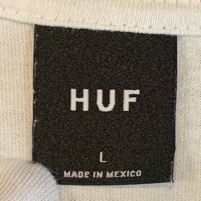 HUF ハフ プリントTシャツ ホワイト Size L 福生店