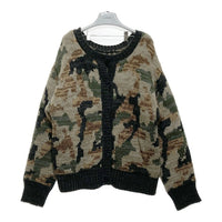 AVIREX アヴィレックス 2WAY パターンニットトップス カーディガン ベージュ sizeF 瑞穂店