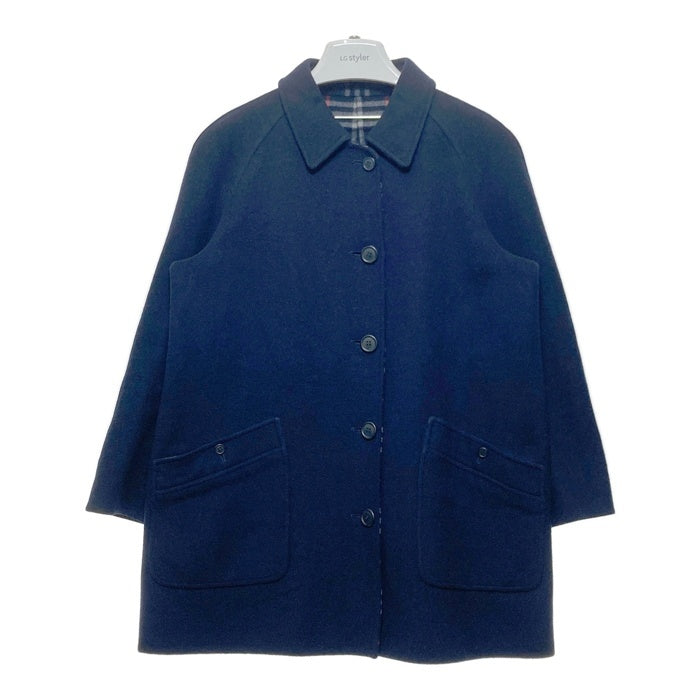 Burberry's バーバリー リバーシブル ウール ジャケット コート ネイビー 裏ノバチェック Size - 瑞穂店