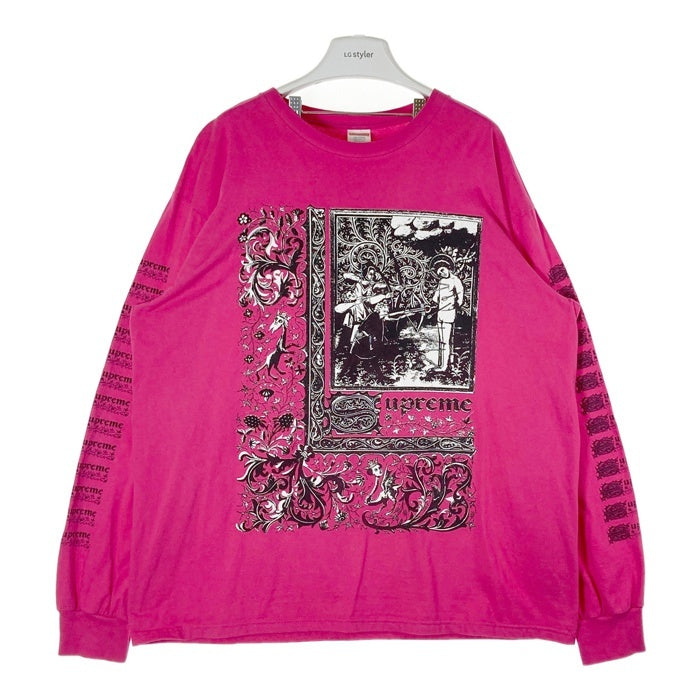 Supreme シュプリーム 24SS Saint Sebastian L/S Tee ピンク sizeXL 瑞穂店